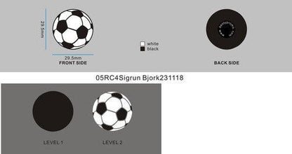 Custom shoe  charms- 05RC4Sigrun Bjork Sigurdardottir