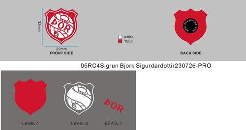 Custom shoe  charms- 05RC4Sigrun Bjork Sigurdardottir