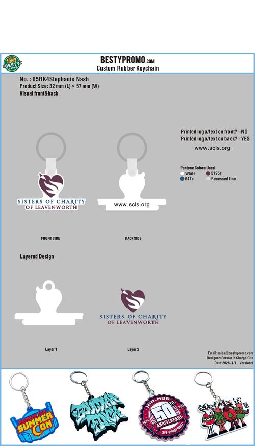 Custom 3D Die Cut Rubber Keychains-260408-05