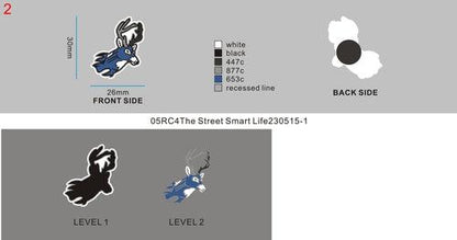 Custom shoe charms-05RC4The Street Smart Life