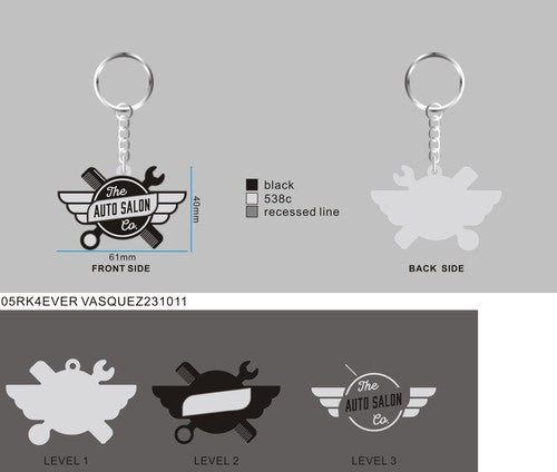 custom air fresheners and keychians-reorder U5917-05