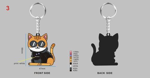 CUSTOM RUBBER KEYCHAINS-05RK4HopeMayernik