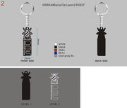 Custom rubber keychains-05RK4Maria De Leon