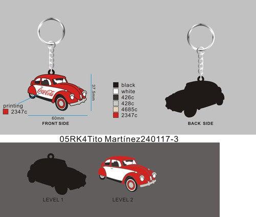 Custom rubber keychains-05RK4Tito Martínez240117