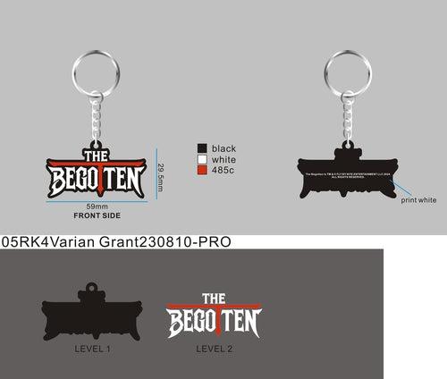 Custom rubber keychains-05RK4Varian Grant