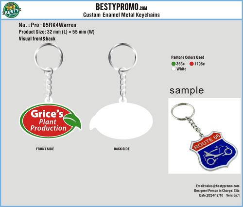 custom metal keychains and metal keychains-05RK4Warren
