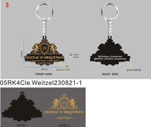 Custom rubber keychains-05RK4Ziggy Attias240102