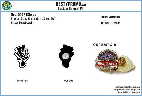 custom keychians and enamel pins -05RK4Kieran