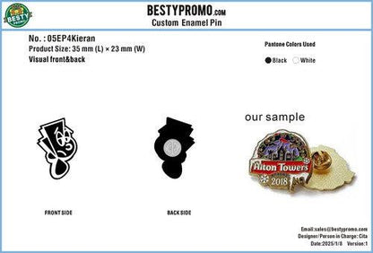 custom keychians and enamel pins -05RK4Kieran