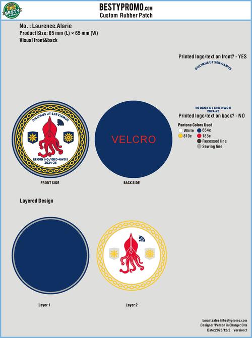 custom rubber patch-05RP4Laurence-reorder