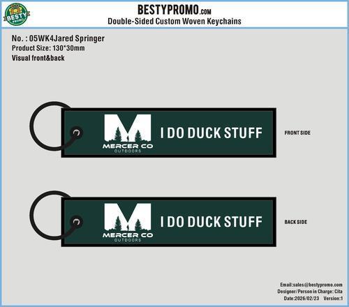 Custom Woven Flight Key Tag-05WK4Jared Springer