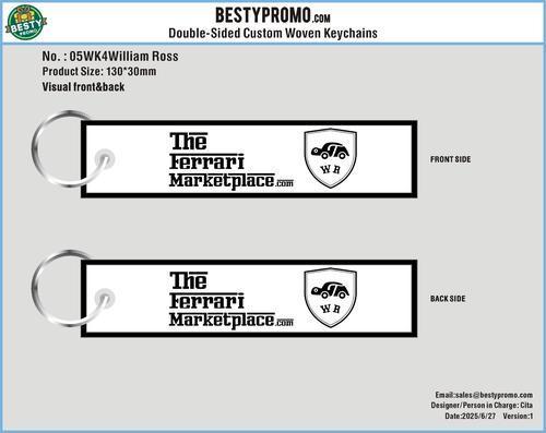 Custom Woven Keychains-05WK4William Ross250627