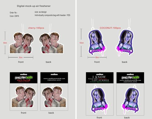 Custom air freshener 07AF4Small Town Weirdo