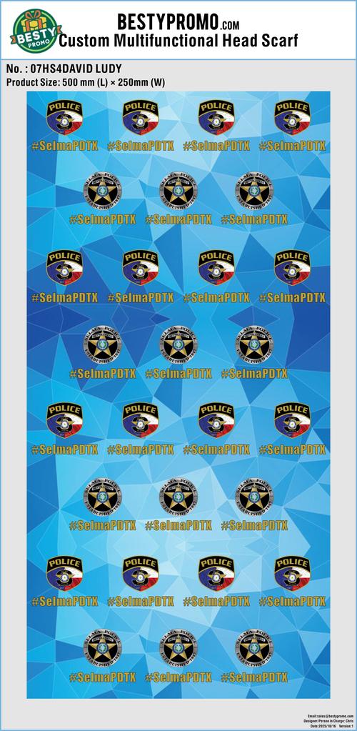 Multifunctional Head Scarf 07HS4DAVID LUDY251016-RE