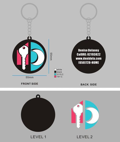 custom rubber keychain 07KY4Denise Delaney250401- RE