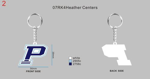 CUSTOM RUBBER KEYCHAIN 07RK4Heather Centers