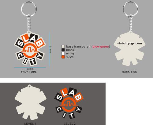 Glow-in-the-Dark 3D Rubber Keychains 07RK4Roy Wilson