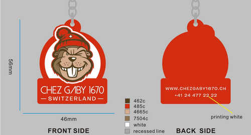 RUBBER KEYCHAIN 07RK4Maurice Berthoud - Publitoo240807