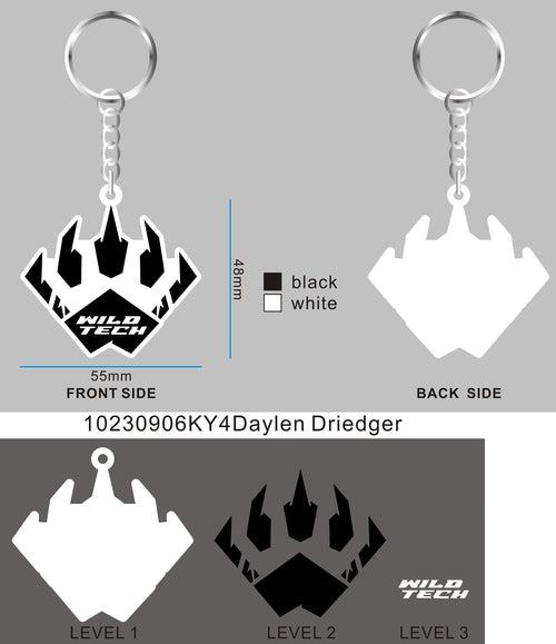 Custom 3D Rubber keychains - 10230906KY4Daylen Driedger