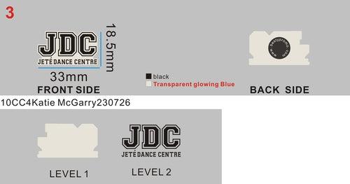 GLOW-IN-THE-DARK LOGO CLOG CHARMS - 10CC4Katie McGarry230726