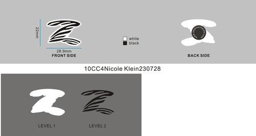 PERSONALIZED LOGO SHOE CHARMS - 10CC4Nicole Klein230728