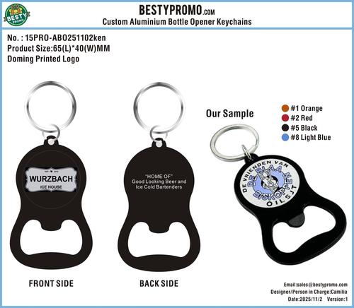 Custom Aluminium Bottle Opener 15PRO-ABO251102ken