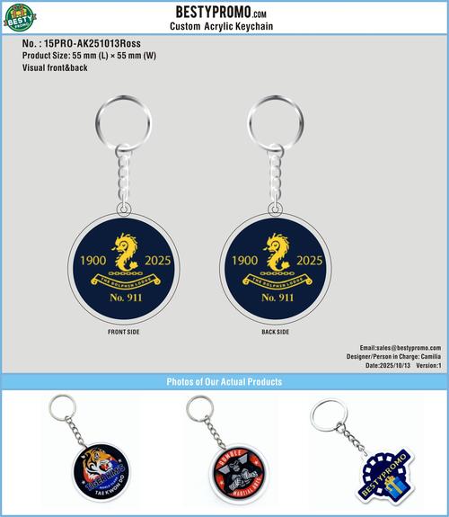 Acrylic Keychain 15PRO-AK251013Ross