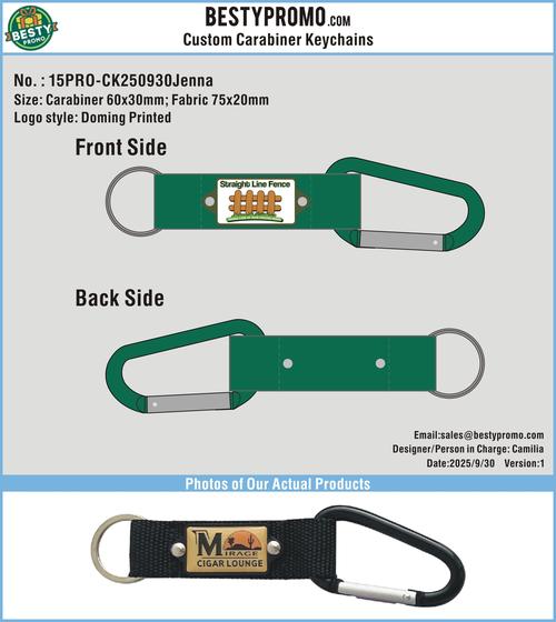 Carabiner Keychain 15PRO-CK250930Jenna