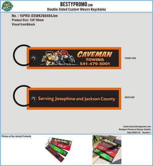Custom Double-Sided Woven Flight Key Tag-20260408-15-2