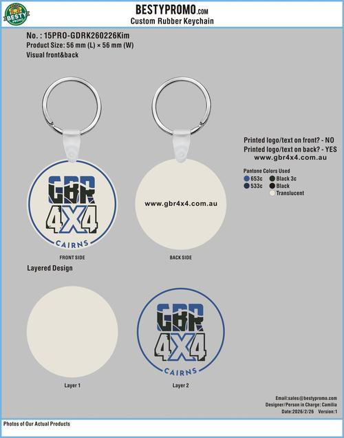 Custom Glow-in-the-Dark 3D Rubber Keychains 15PRO-GDRK260226Kim