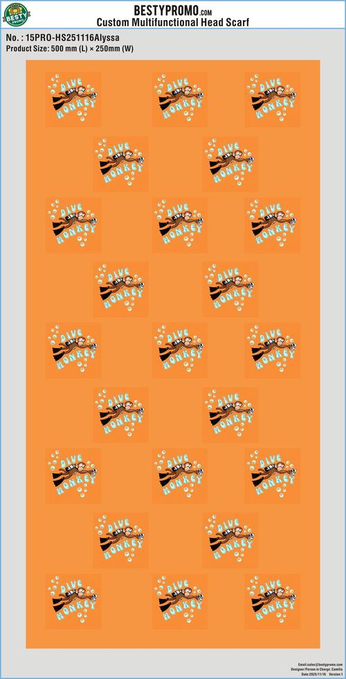 Custom Head Scarf 15PRO-HS251116Alyssa