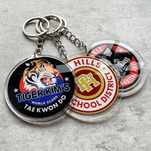 Custom Die-Cut Acrylic Keychain