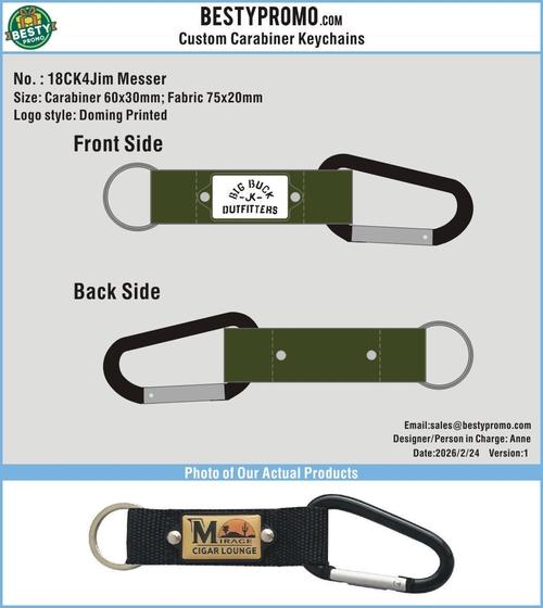 custom Carabiner Keychain-18CK4Jim Messer260221