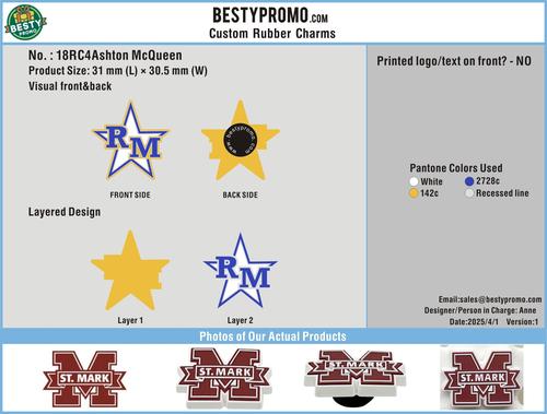 Custom rubber clog charms-18RC4Ashton McQueen250401