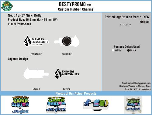 Custom Rubber Clog Charm-18RC4Nicki Kelly250716