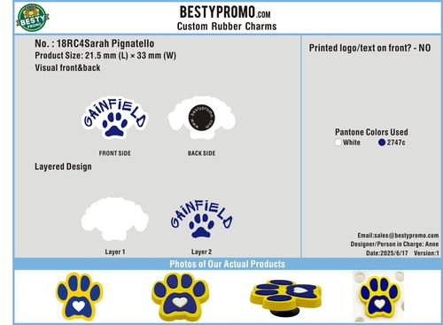 Custom Rubber Clog Charm-18RC4Sarah Pignatello250617