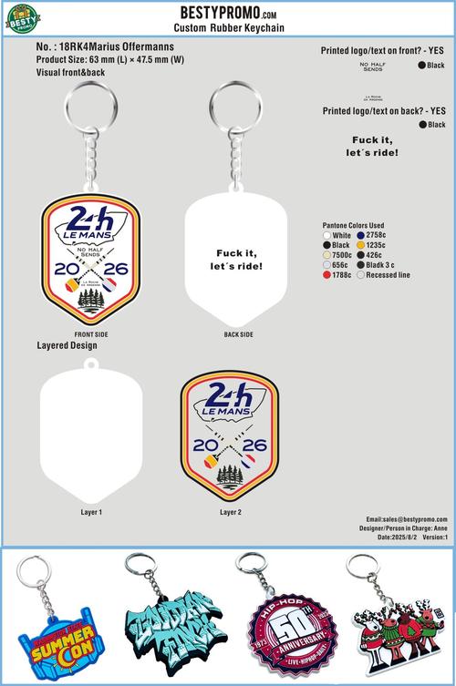 Custom rubber keychain-18RK4Marius Offermanns250802