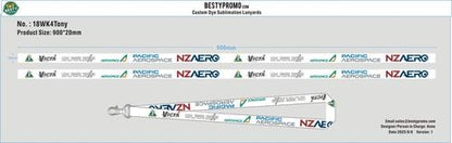 Double Sided Woven Keychain& Custom Lanyard-18Tony250822