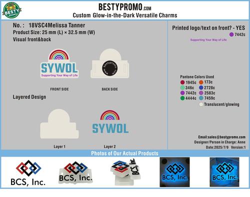 Custom versatile Shoe Charms & Air Fresheners-Melissa Tanner250708-18RE