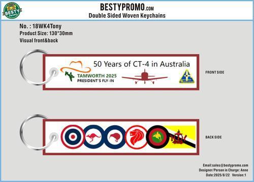 Double Sided Woven Keychain& Custom Lanyard-18Tony250822