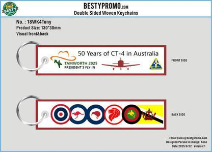 Double Sided Woven Keychain& Custom Lanyard-18Tony250822