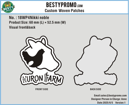 Custom Woven Patch-18WP4Nikki noble250530
