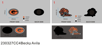 PERSONALIZED LOGO CLOG CHARMS - 230529CC4Becky Avila10