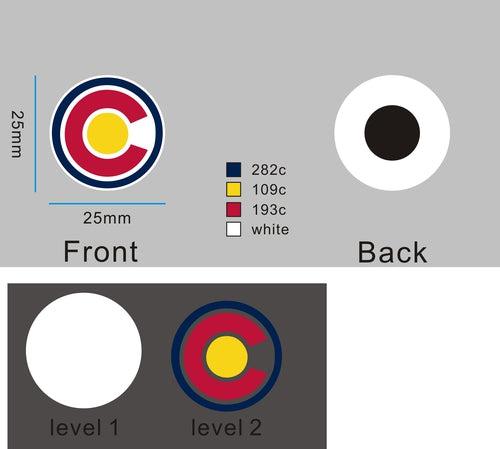 PERSONALIZED LOGO CLOG CHARMS - CC4Chandelle Bernard10