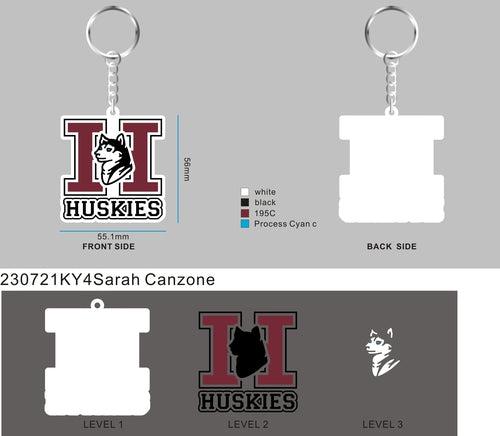 CUSTOM 3D DIE CUT RUBBER KEYCHAINS - 230721KY4Sarah Canzone10