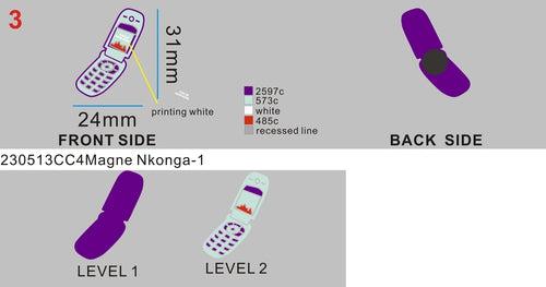 PERSONALIZED LOGO CLOG CHARMS - 230513CC4Magne Nkonga