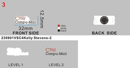 CUSTOM VERSATILE SHOE CHARMS - 10230901VSC4Kelly Stevens