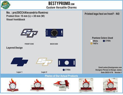 Custom Versatile Shoe charms-20VCC4Alexandria Ramirez250423