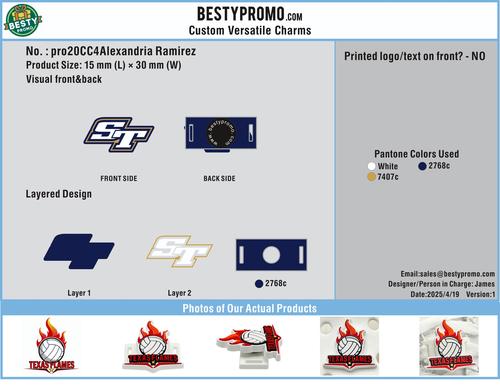 Custom Versatile Shoe charms-20VCC4Alexandria Ramirez250423