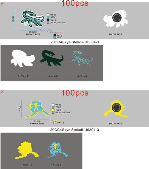 CUSTOM SHOE CHARMS - 20CC-Skye Stekoll-Reorder